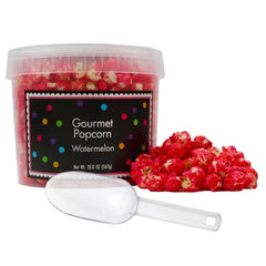 Pink Popcorn with Scoop, 20 Ounce, Watermelon Flavored Popcorn