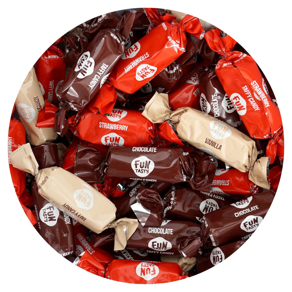Fun Tasty Caramel Assorted Taffy Bulk Bag