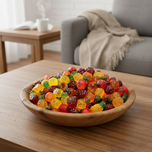 3D Fruit Gummy Candy, 1 Pound Bulk Bag