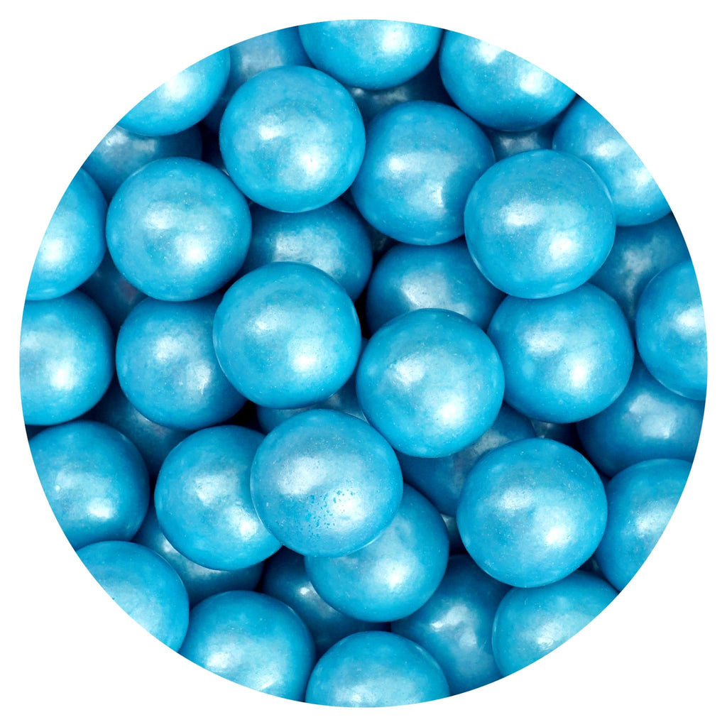 Blue Shimmer Color Gumballs 1"