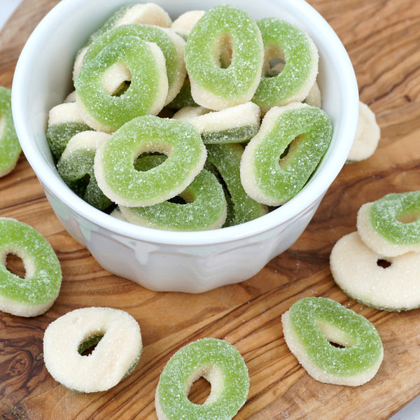 Apple Gummy Rings Bulk Bag