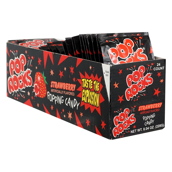 Strawberry 24 Pack Pop Rocks Candy