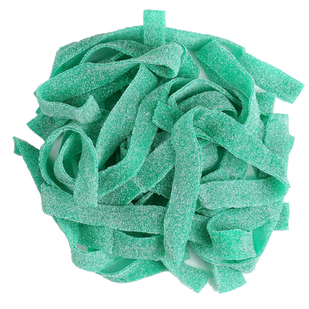 Green Apple Sour Gummy Belts Bulk Bag