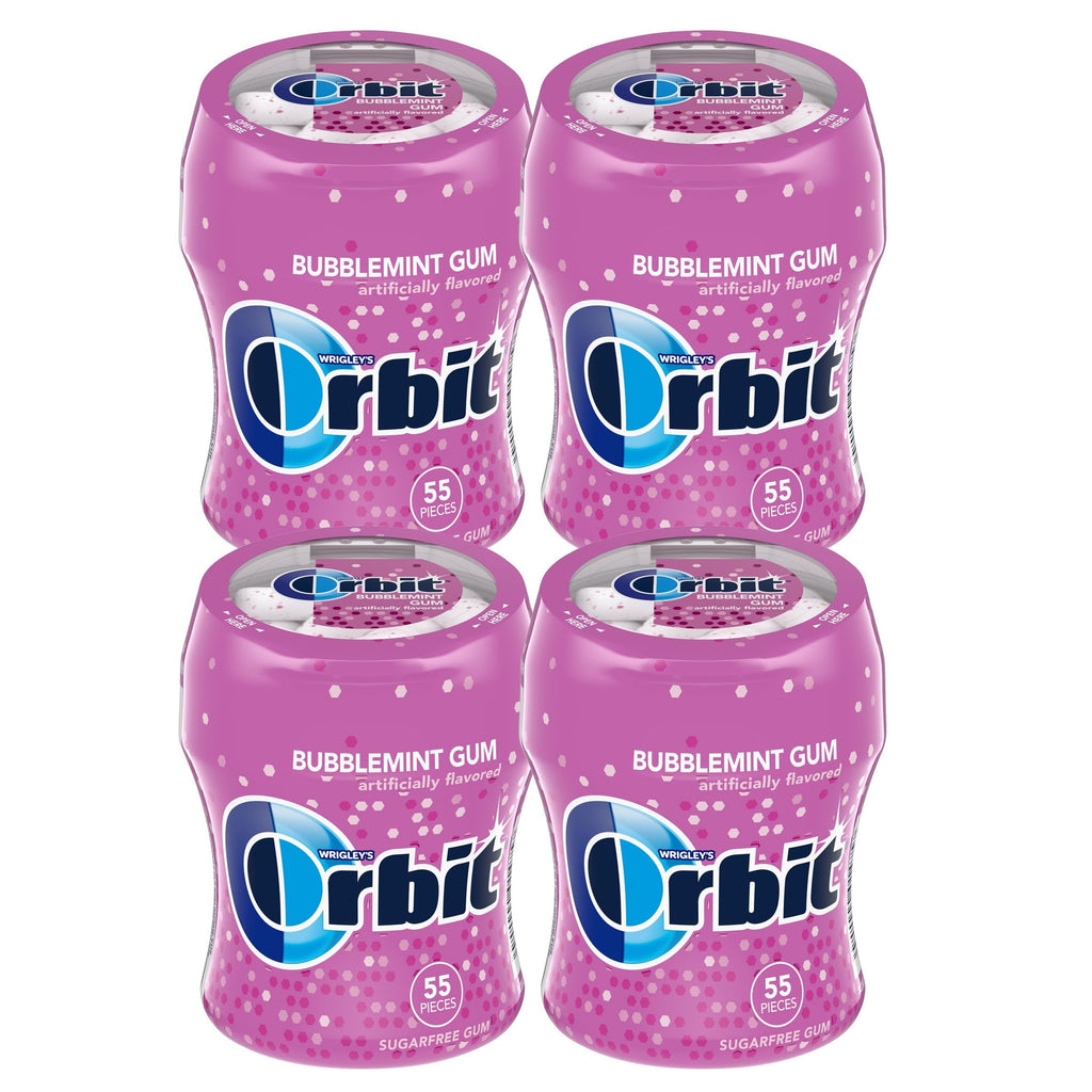 Orbit Gum Bubblemint, 55 Piece Bottle
