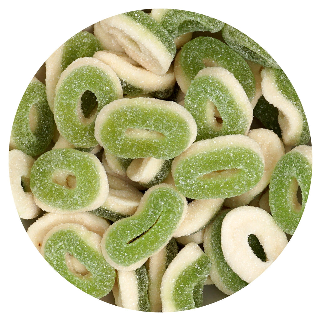 Apple Gummy Rings Bulk Bag