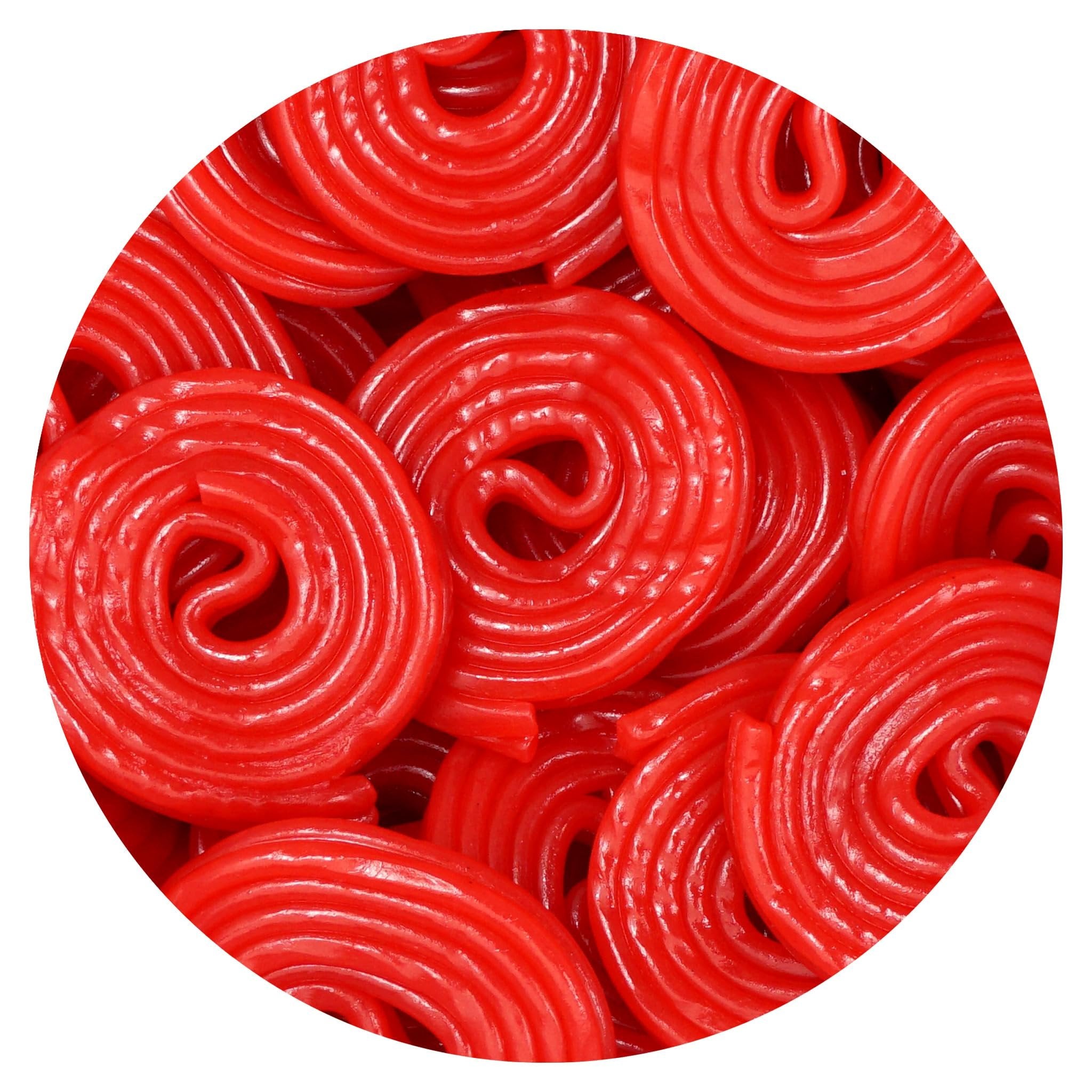 Broadway Red Licorice Wheels Bulk Candy