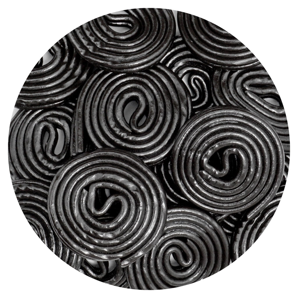 Broadway Black Licorice Wheels Bulk Bag