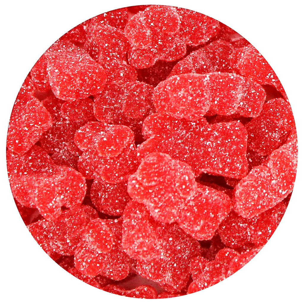 Red Gummy Bears Sugared, Cherry Flavor
