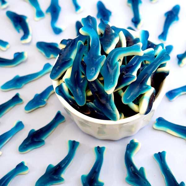Blue Gummy Sharks Bulk Bag
