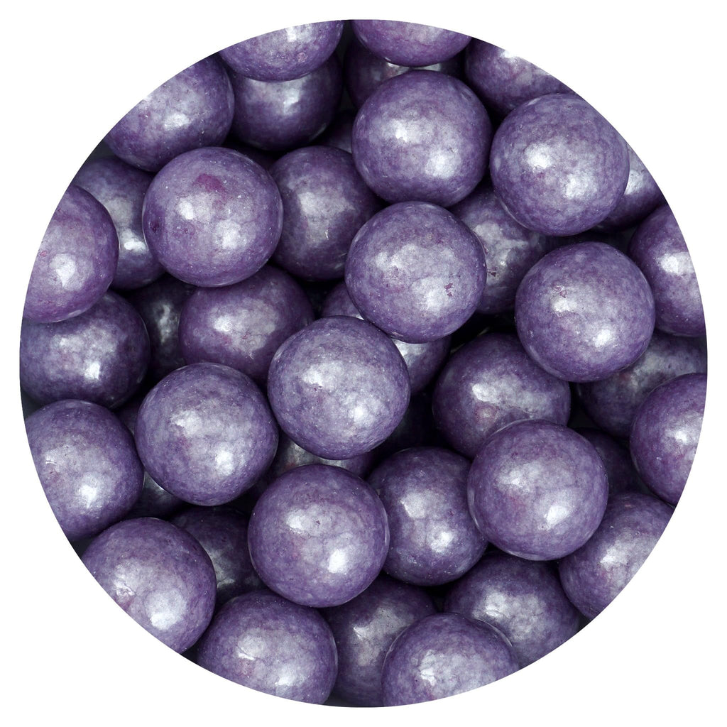Purple Shimmer Gumballs 1 Inch, 2 Pound Bulk Bag