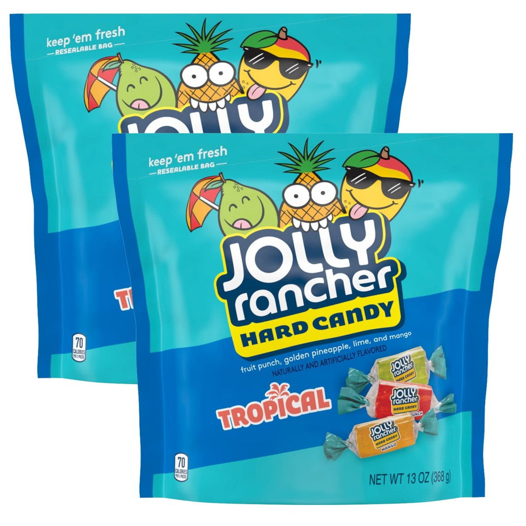 Jolly Rancher Tropical Bag, 13 Ounce Bag (Pack of 2)