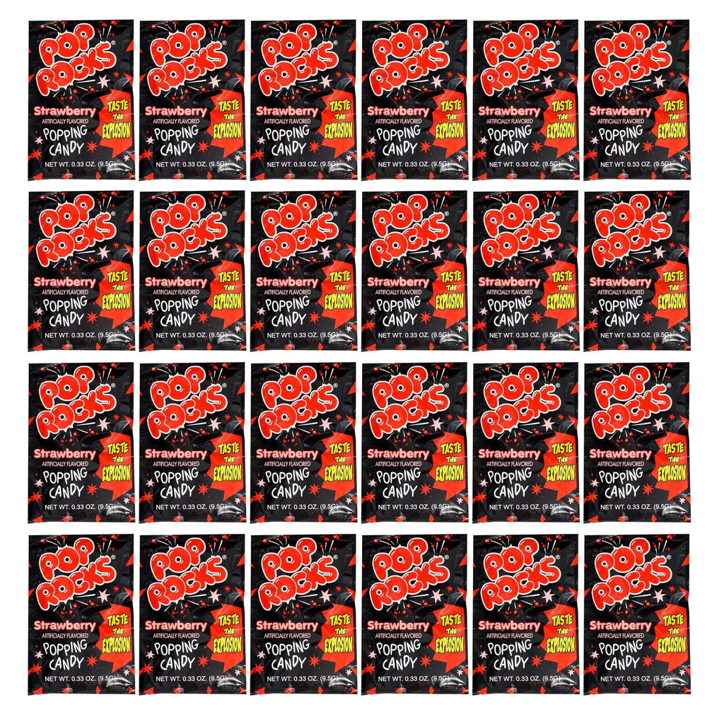 Strawberry 24 Pack Pop Rocks Candy