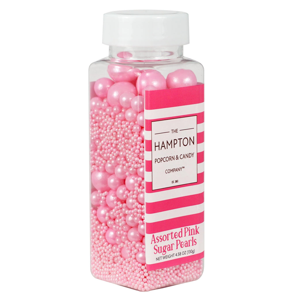 Pink Edible Pearl Sugar Sprinkles, 4.58 oz