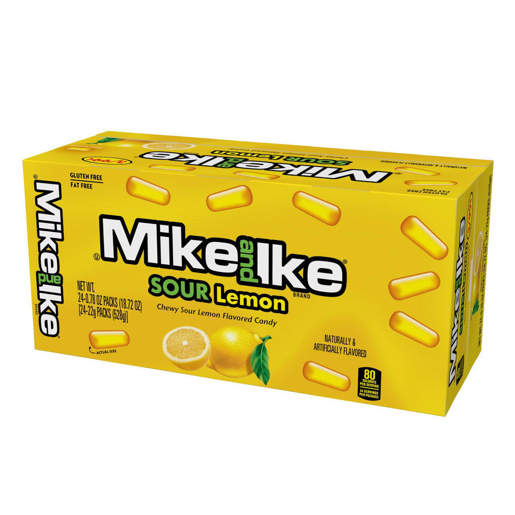 Sour Lemon Mike & Ike, 0.78 Ounce (Pack of 24)