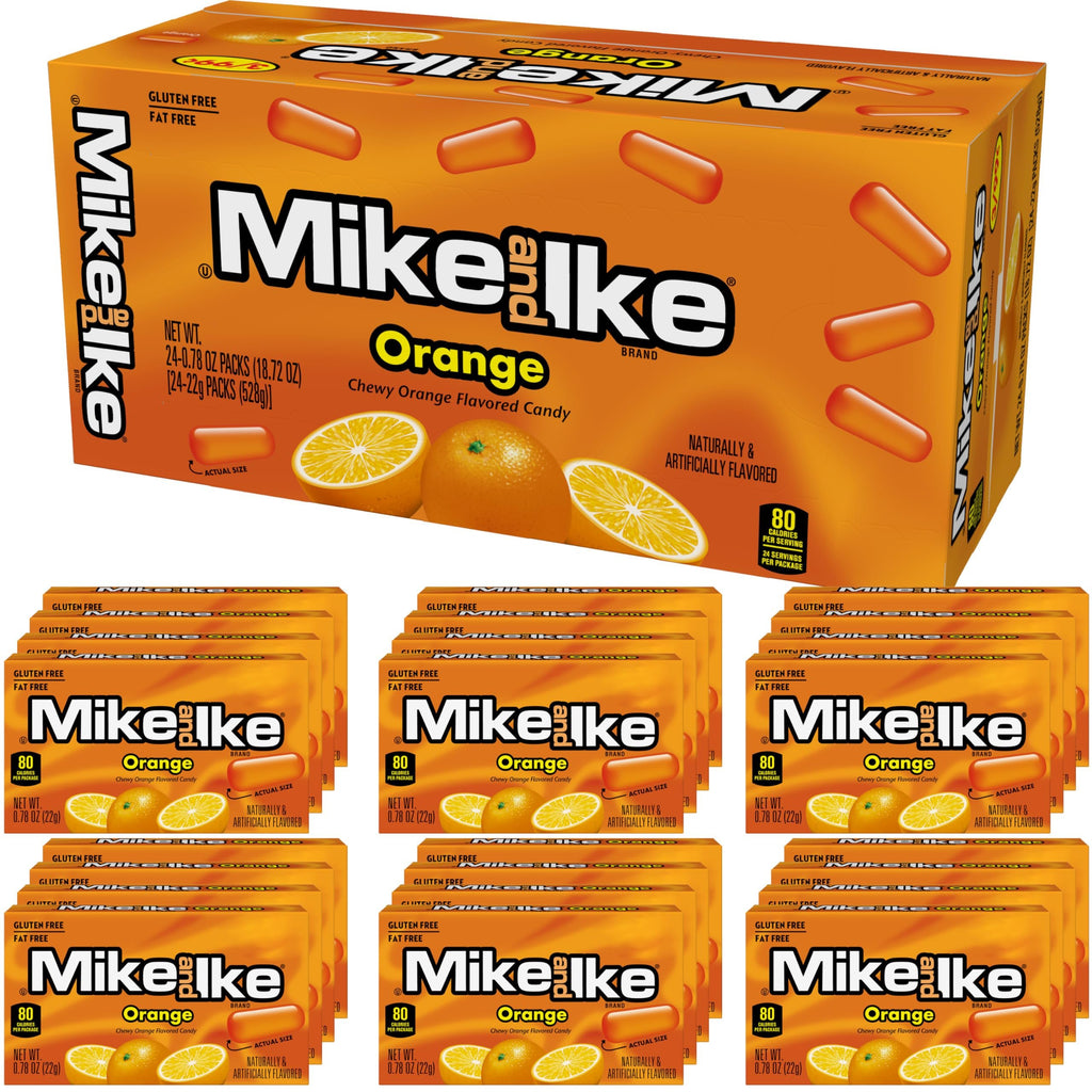 Orange Mike & Ike, 0.78 Ounce (Pack of 24)