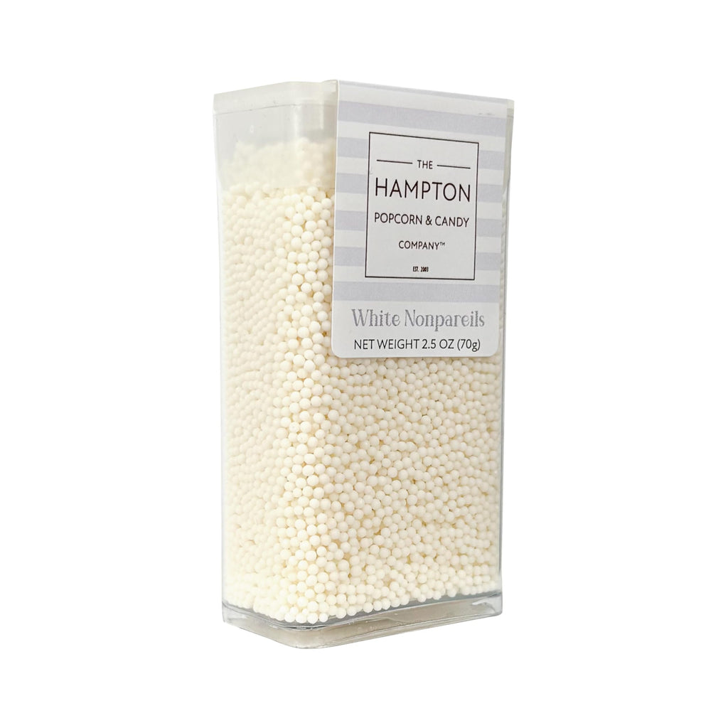 White Nonpareils Sprinkles