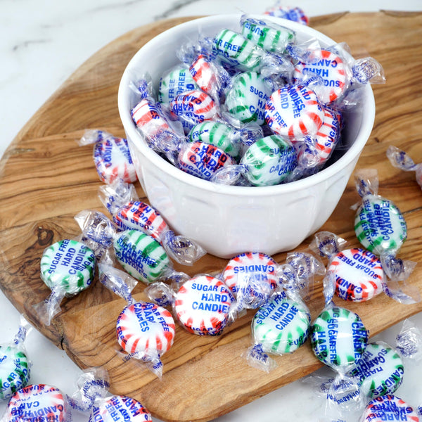 Sugar Free Peppermint and Spearmint Starlight Mints, 1 Pound Bulk Bag