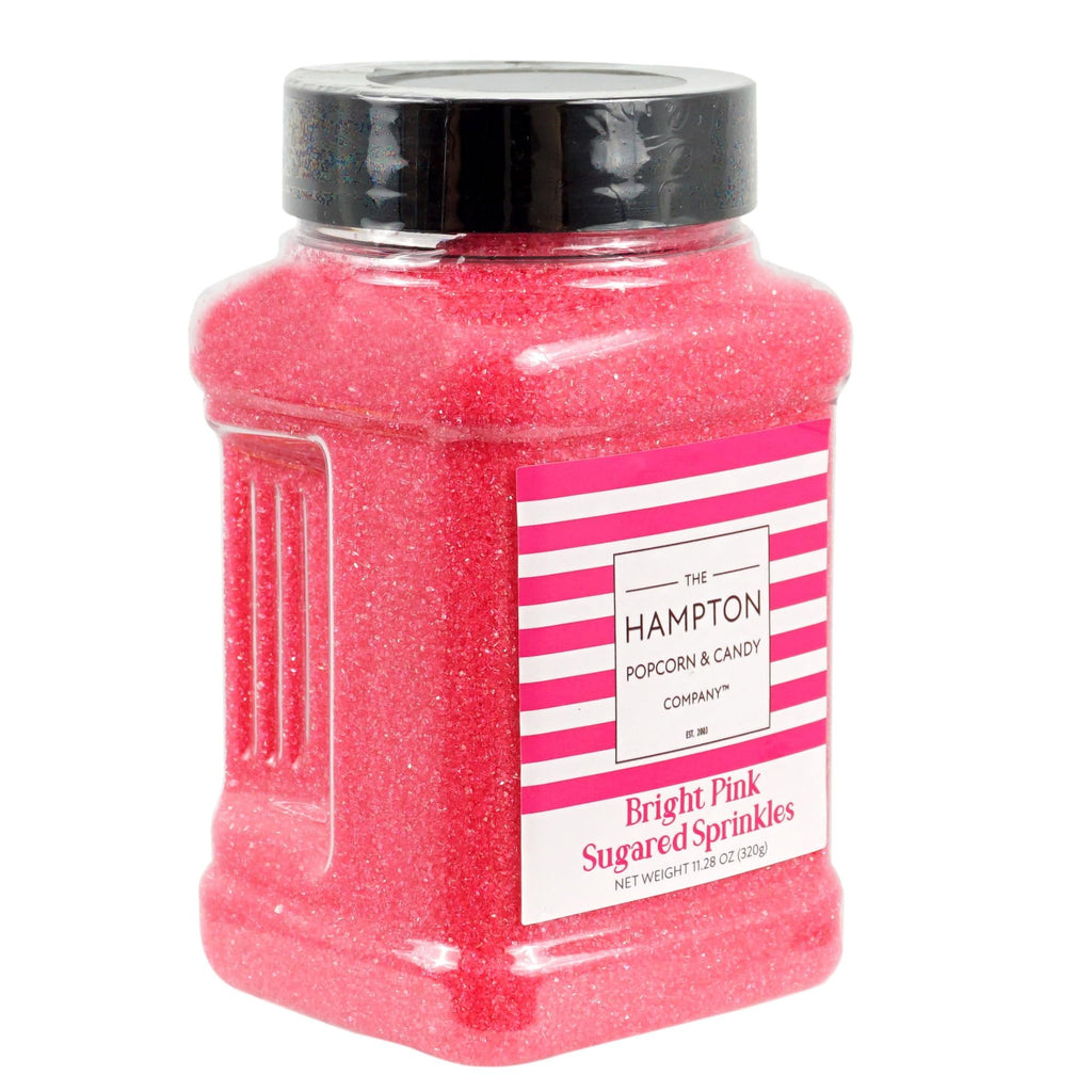 Hot Pink Sanding Sugar Sprinkles, 11.28 oz