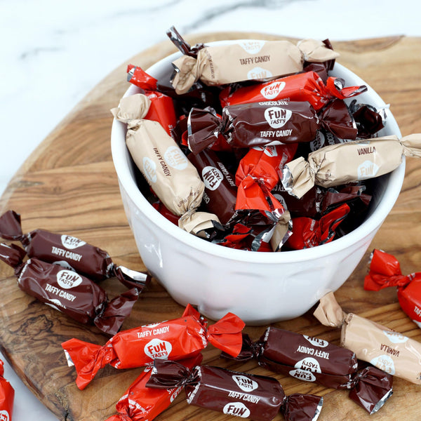 Fun Tasty Caramel Assorted Taffy Bulk Bag
