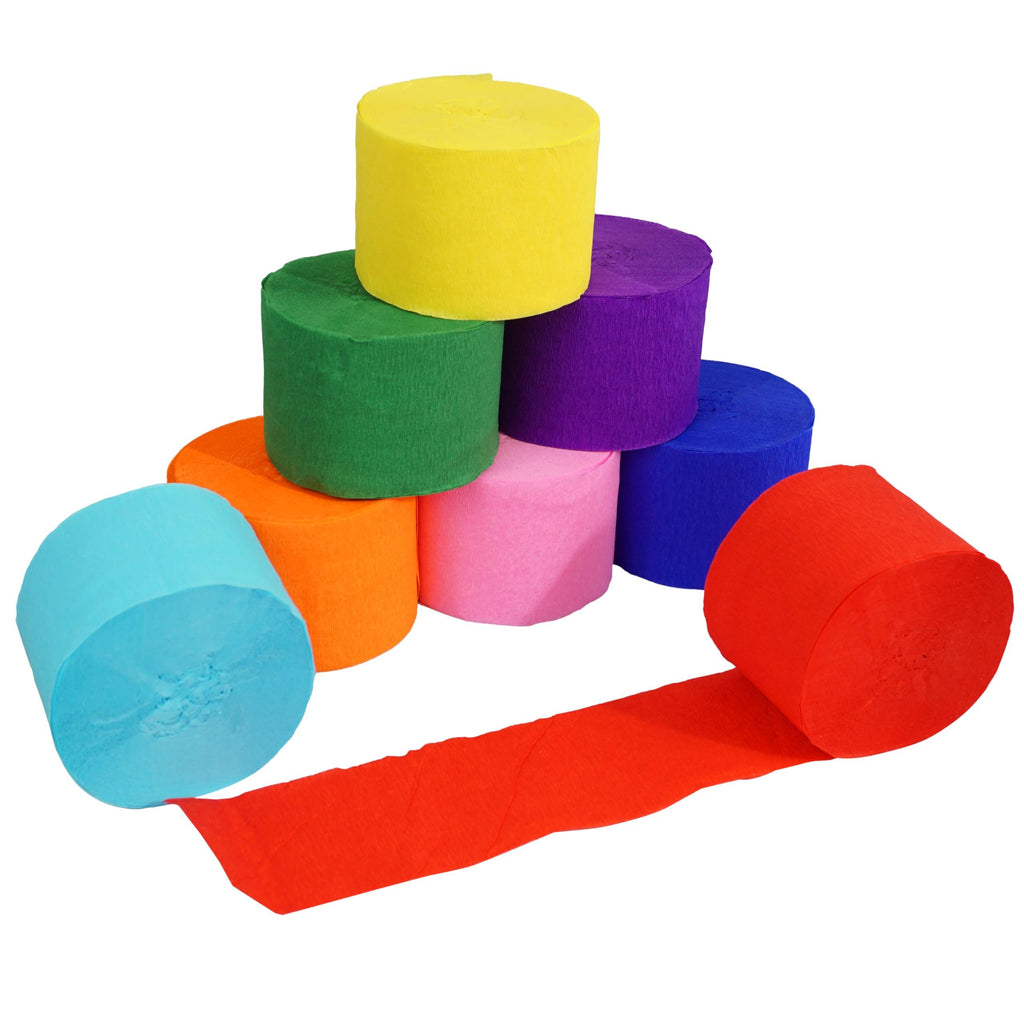 Streamers Crepe Paper 8 Pack