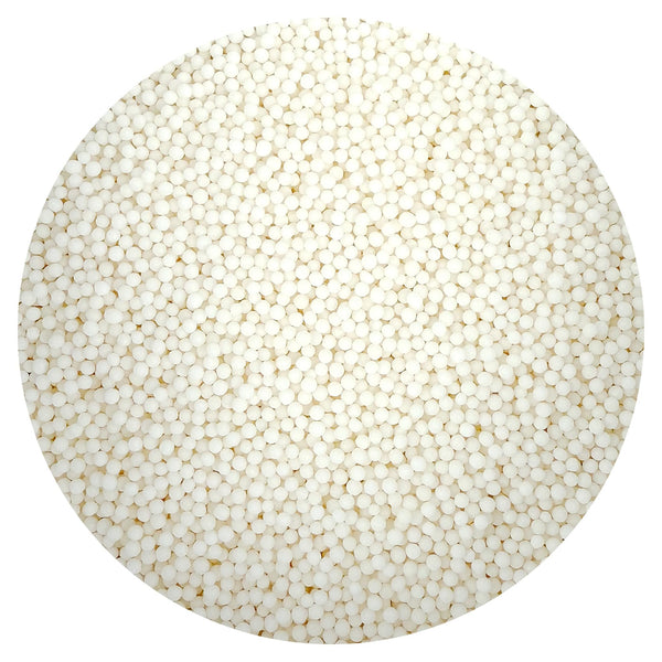 White Nonpareils Sprinkles