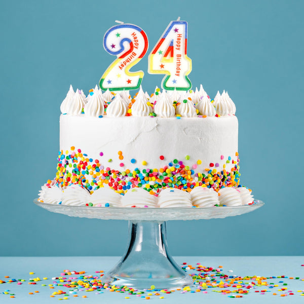 0-9 Number Candles, 10 Pack