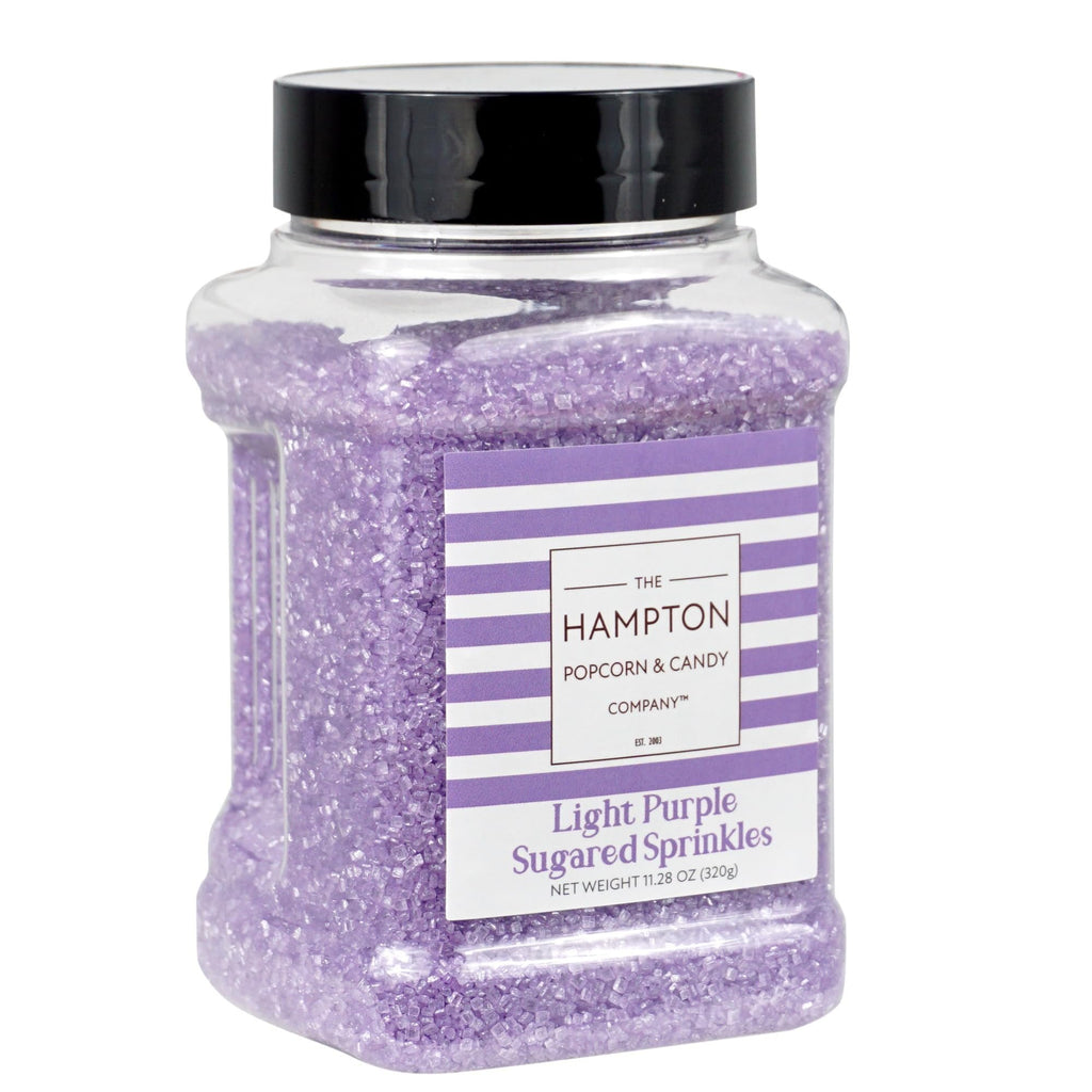 Purple Sanding Sugar Light Purple Sprinkles 11.28 oz, Purple Sugar Sprinkles, Purple Sanding Sugar For Cookie Decorating, Sanding Sugar For Baking, The Hampton Candy Company
