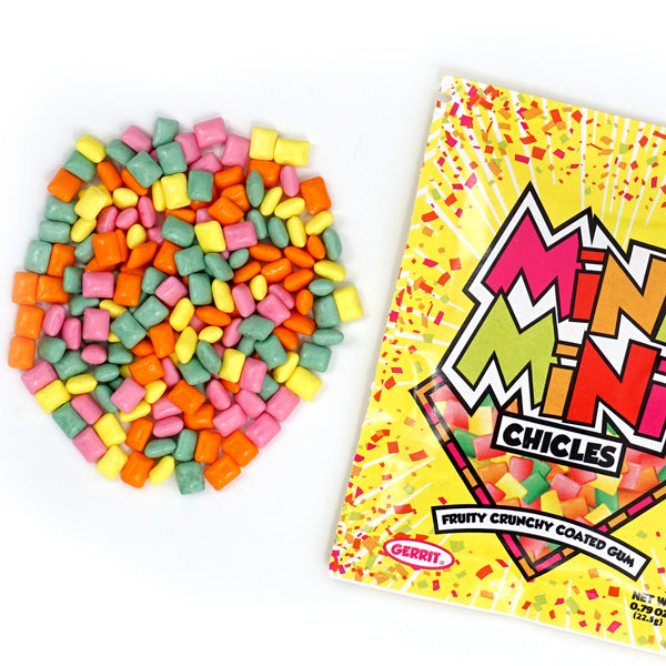 Mini Mini Chicles Crunch Coated Gum