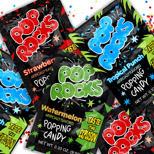 Pop Rocks Candy 3 Pack, Watermelon, Strawberry, Tropical Punch