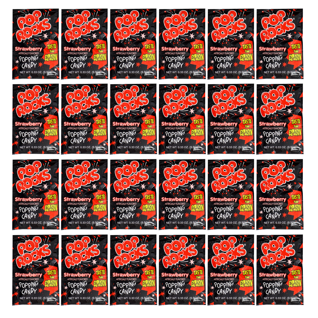Pop Rocks Strawberry, 24 Pack