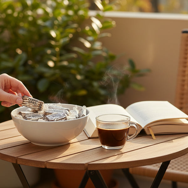 Atkinson's Peanut Butter Zebra Bars Candy, 2 Pound Bulk Bag