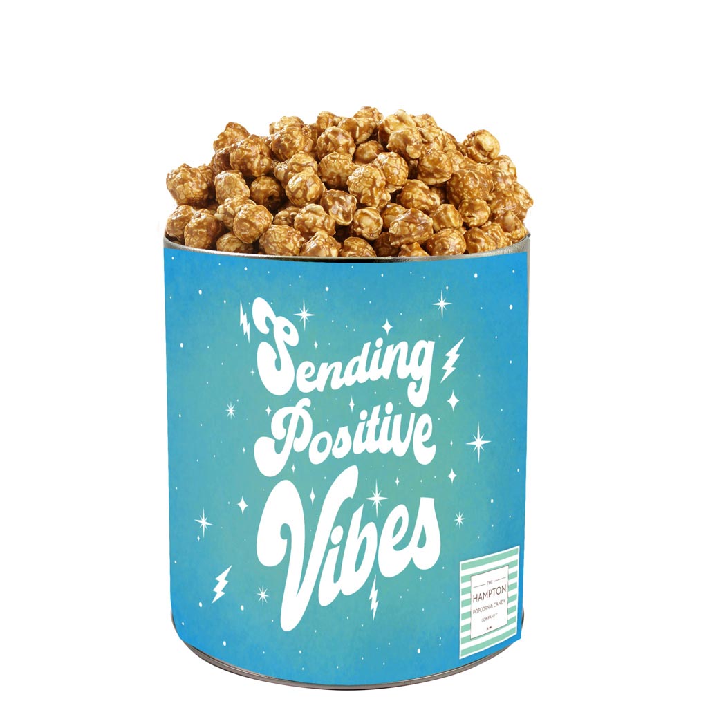 Caramel Popcorn Tin Popcorn Gifts by Hampton Popcorn