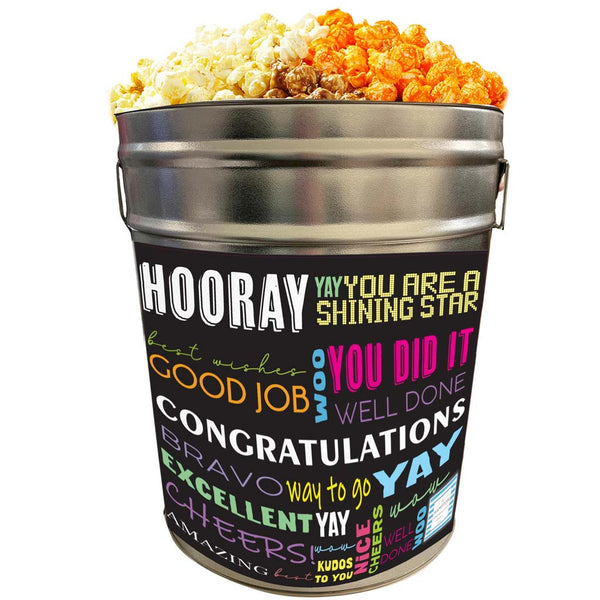3 Flavor Hampton Classic: 6.5 Gallon Popcorn Tin