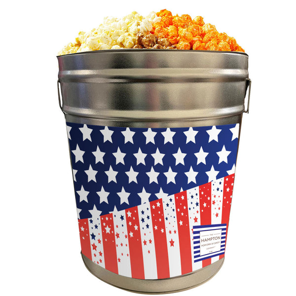3 Flavor Hampton Classic: 6.5 Gallon Popcorn Tin