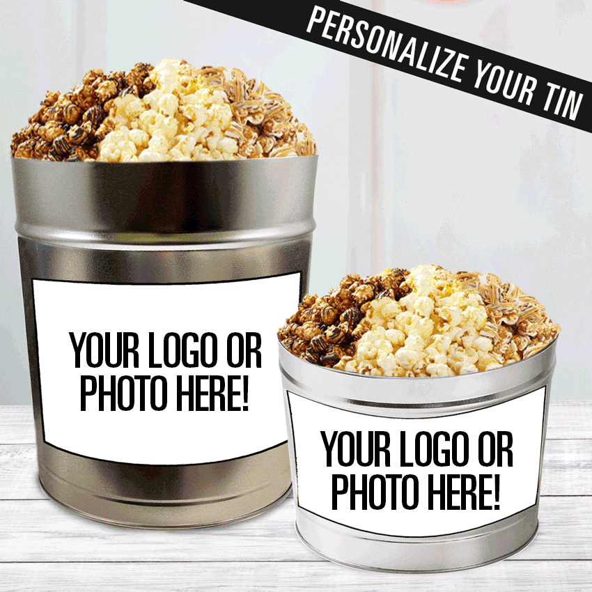 Personalized Build Your Own Popcorn Tin