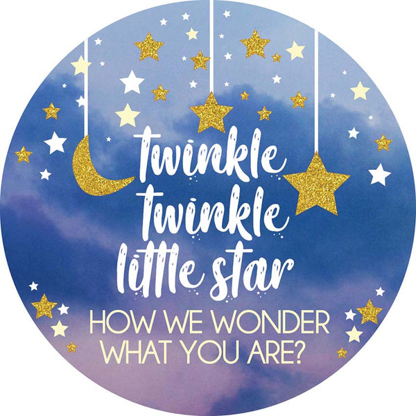 Twinkle Twinkle Little Star How We Wonder What You Are? Gender Reveal Popcorn Favors